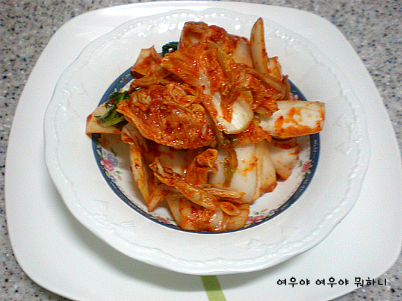 김치 담기 힘들면 이건 어때요-금방 만들어 먹는 맛김치^^