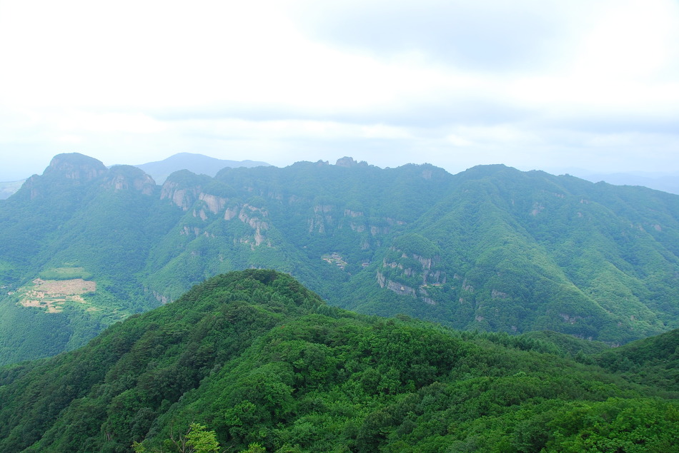 청량산 정상에서 본 전경 이미지