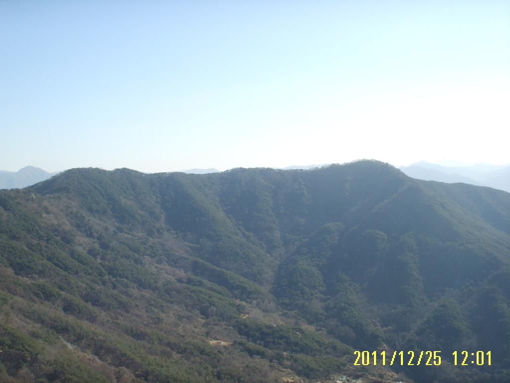 낙화산 정상 이미지