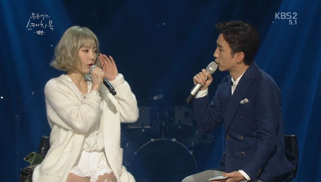 유희열의 스케치북에 혼자 출연한 소녀시대 태연 | 인스티즈