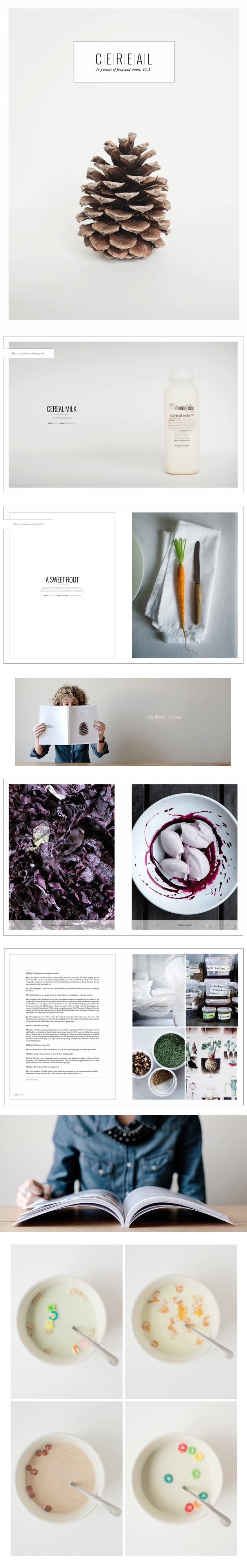 심플한 디자인의 잡지 - Cereal Magazine | 인스티즈