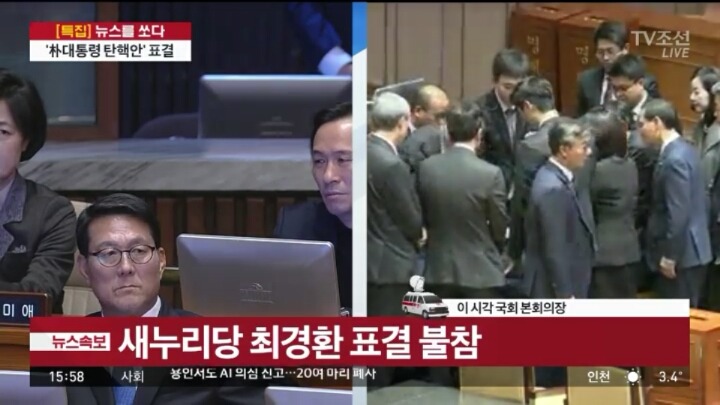 새누리당 최경환 표결 불참/ 299명 표결 참여 | 인스티즈