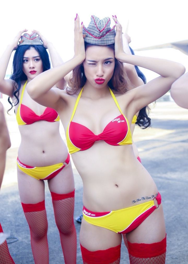 비키니 스튜어디스 선보인 베트남 항공사 | 인스티즈