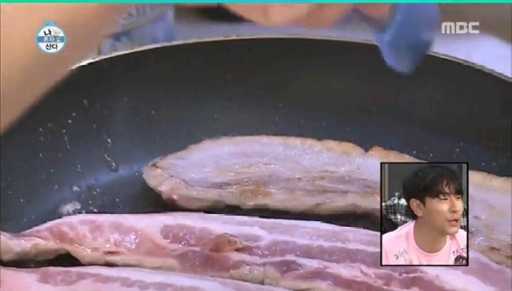 아침부터 라면 4개에 삼겹살 흡입한 윤현민 | 인스티즈