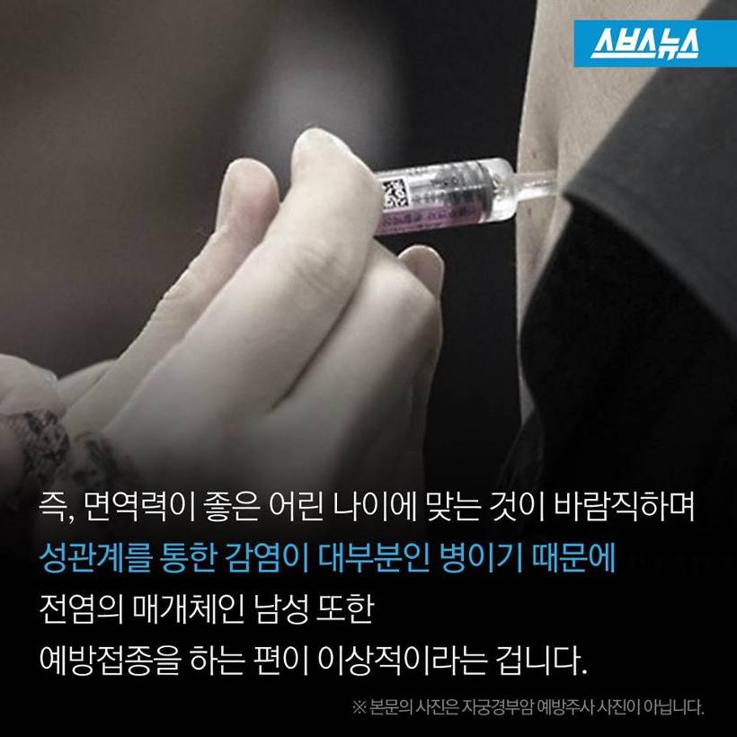 남자도 자궁경부암 예방주사를 맞아야 | 인스티즈