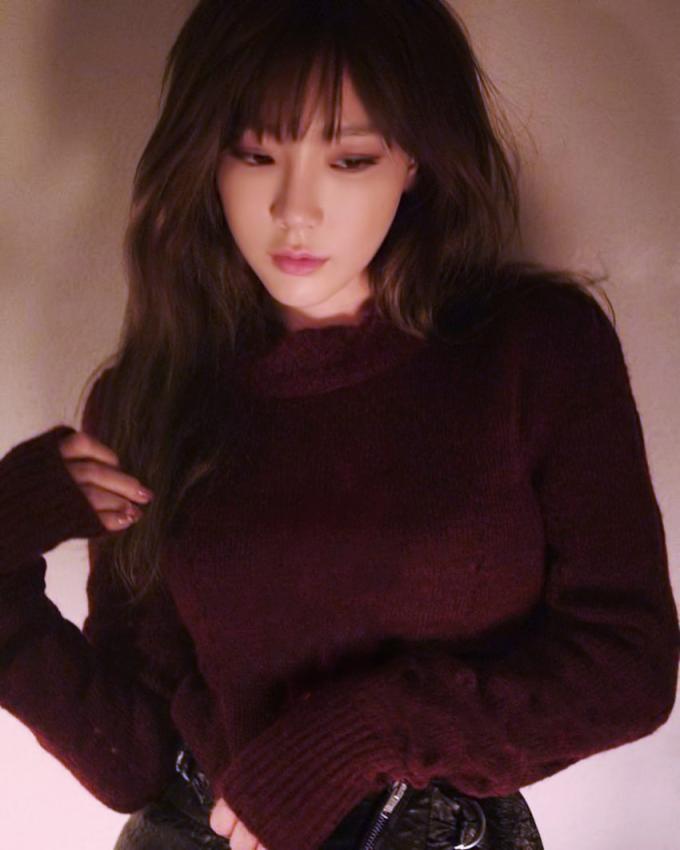 오늘자 태연 시 스웨터 .jpg | 인스티즈