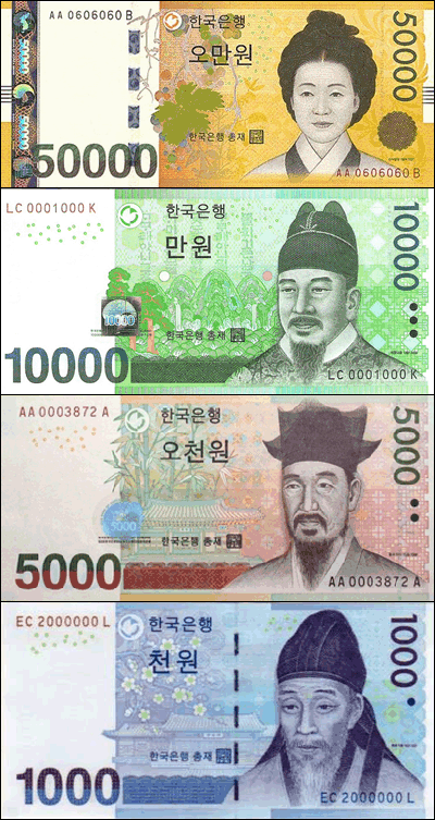 한국 지폐 변천사 | 인스티즈