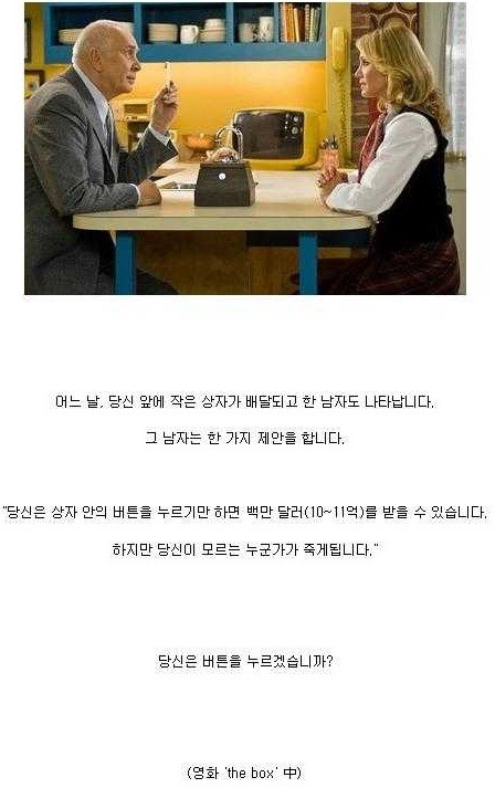당신이라면 이 버튼을 누르시겠습니까? | 인스티즈