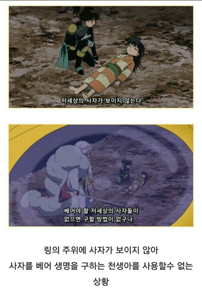 [이누야샤완결편] 셋쇼마루의 표정변화가 가장 심했던 화 | 인스티즈
