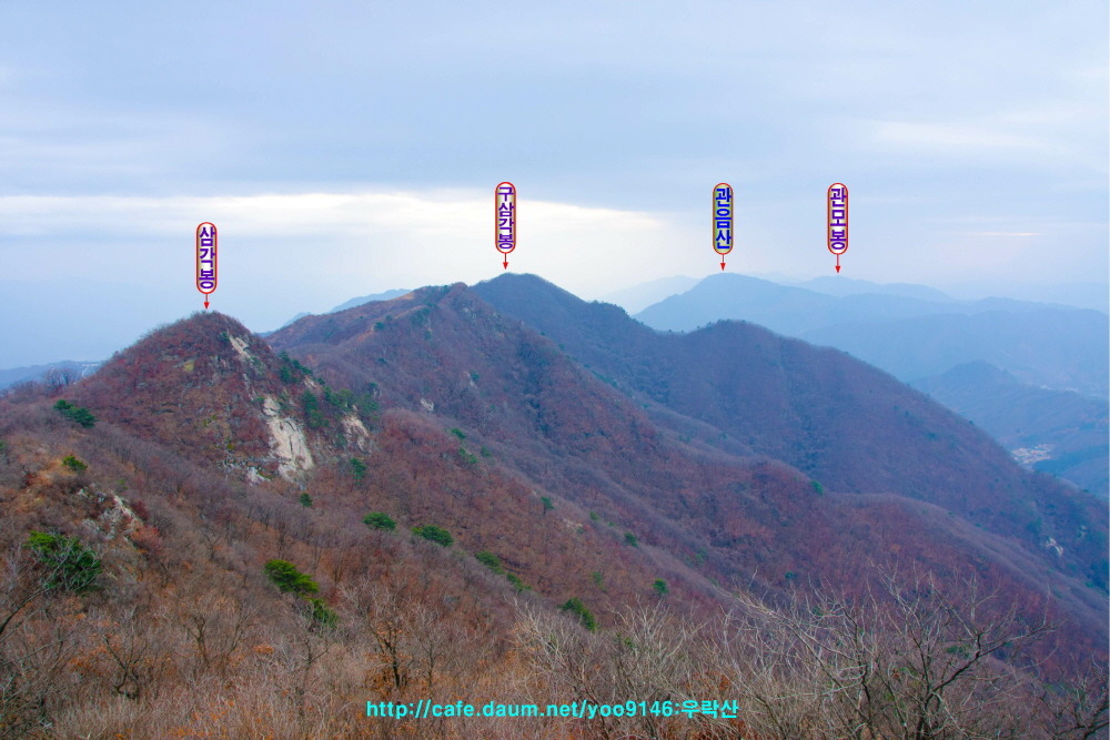 구삼각봉 정상 이미지