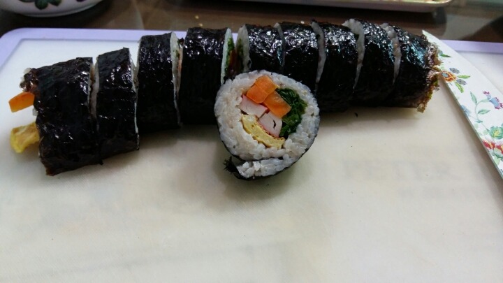오늘은 김밥 이미지