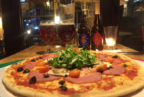 최고의 조합! 피자+맥주=피맥 gifjpg | 인스티즈