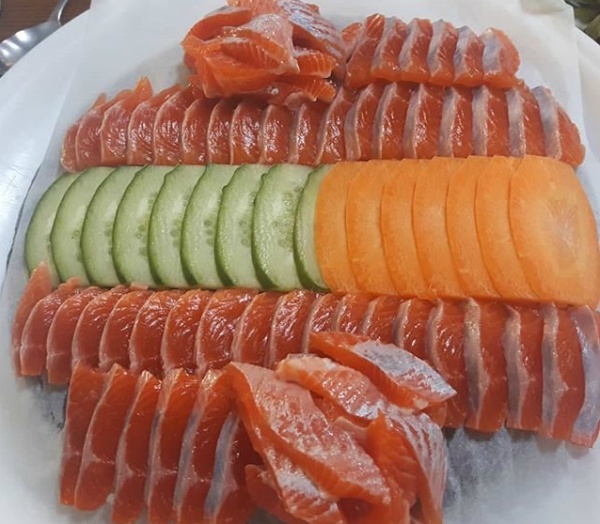 평창송어회 이미지