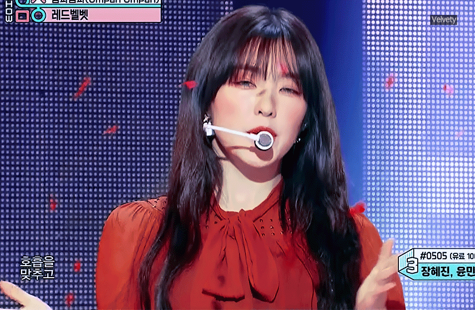 지난주 음악중심 레드벨벳 아이린.gif | 인스티즈
