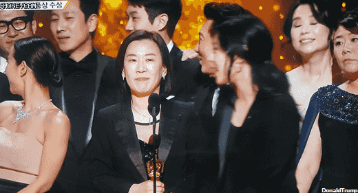 아카데미 최우수 작품상 - 기생충 - 수상 모습.gif - | 인스티즈