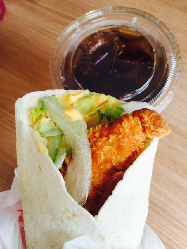 아침은 간단하게! 치킨스낵랩 gifjpg | 인스티즈
