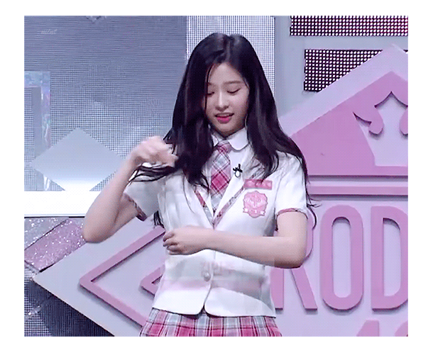 프듀48 김민주 순발식 오프닝.gif | 인스티즈