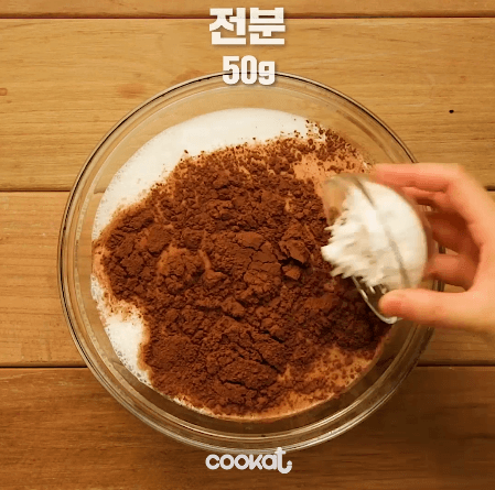 초코무스케이크 만들기.gif | 인스티즈