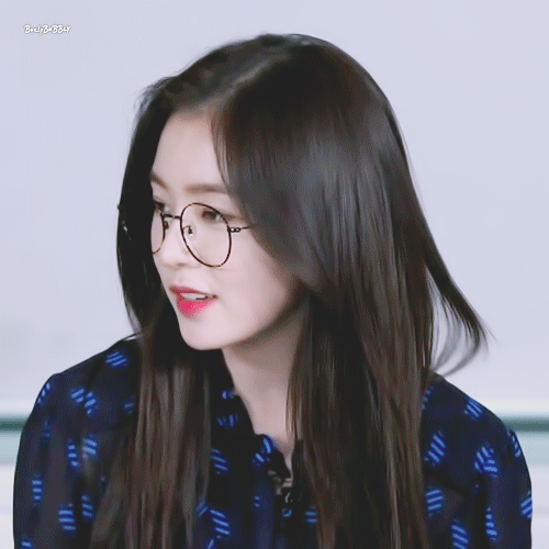 귀여운 안경 쓴 아이린.gif | 인스티즈