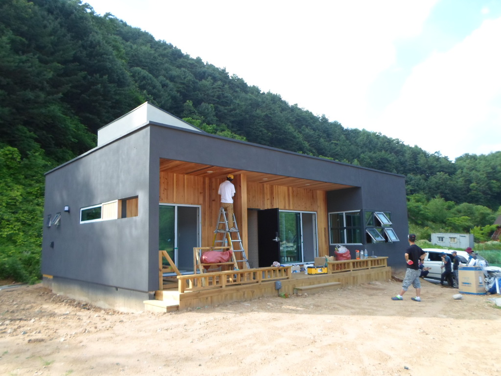 5.기린면 서리 단독주택 전경입니다 - 2018년설계건 - 인제신성건축사 사무소 5.기린면 서리 단독주택 전경입니다